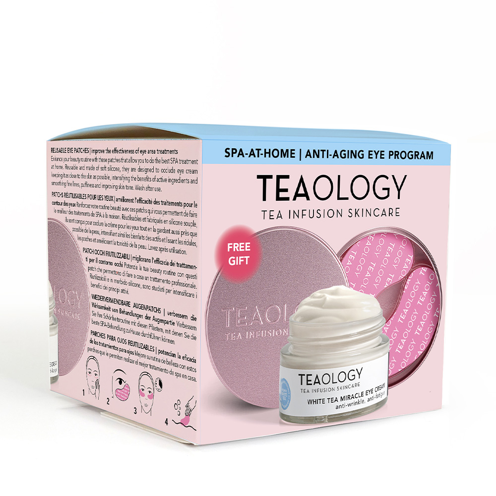 Beauteaful Eyes Spa-At-Home White Tea Set