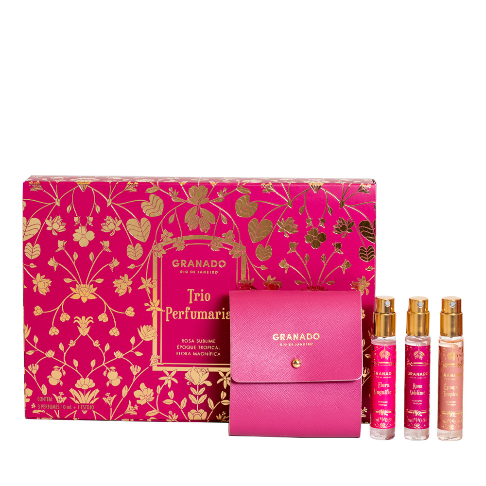 Floral Parfumery Trio 3×10 ml + Case