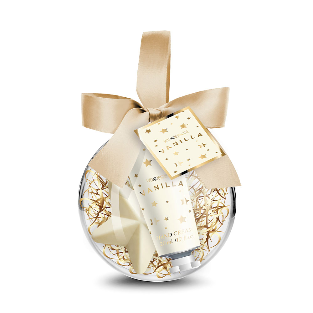 Xmas Ball Set Handcream 20 ml + Soap 35 g  Gold